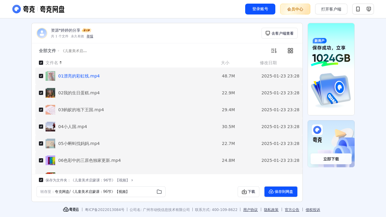 搜教育-《儿童美术启蒙课：96节》【视频】-办公素材